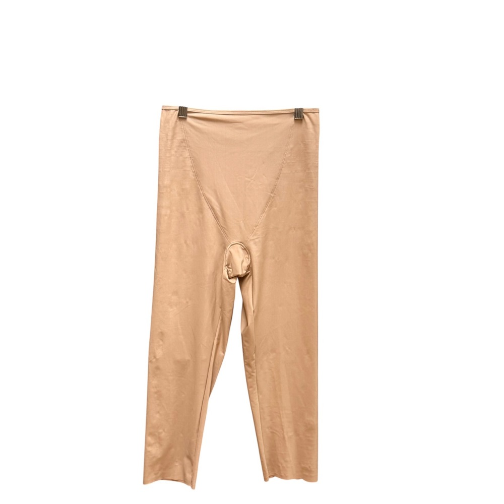 Star Power by Spanx Shapewear Women L Nude Award Thinners Capri Leggings Slim